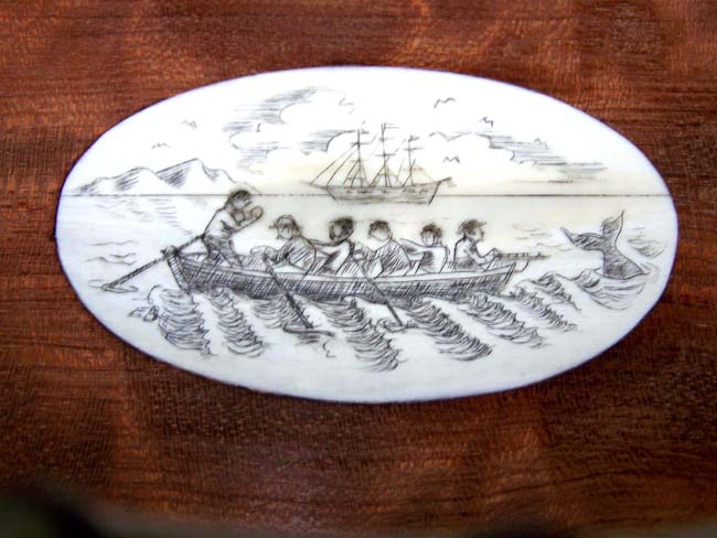 A Beautifully Handcrafted and Unique 'WHALER'S“ Basket made by Chatham Artist Ken Campbell — image 2